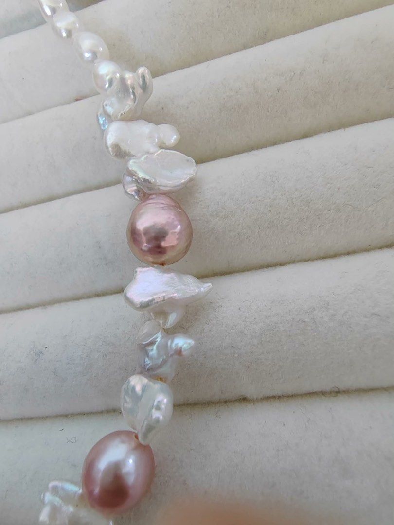 #PN295 Purple Heart | Freshwater Pearl Necklace | Purple Baroque Pearl | Lustrous | Baroque Petals Pearl | Baby Baroque