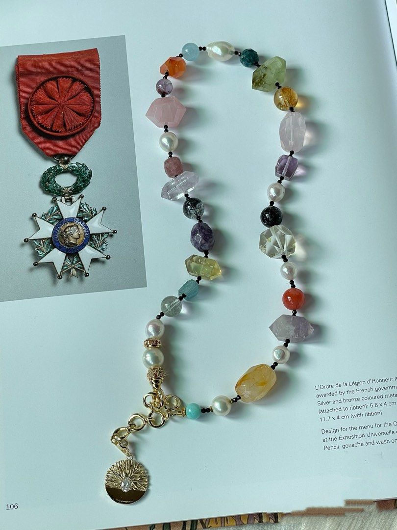 #PN20 Dopamine Gems|Freshwater Pearl Necklace |Amethyst, Citrine Freeform |Aquamarine|Moss Agate|Rose Quartz Freeform |Amazonite