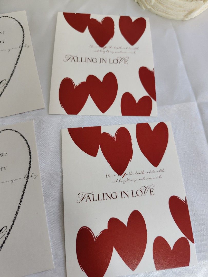 Gift Cards for Jewelry Orders 💝 Love and Falling in Love ❤️ Greeting Cards