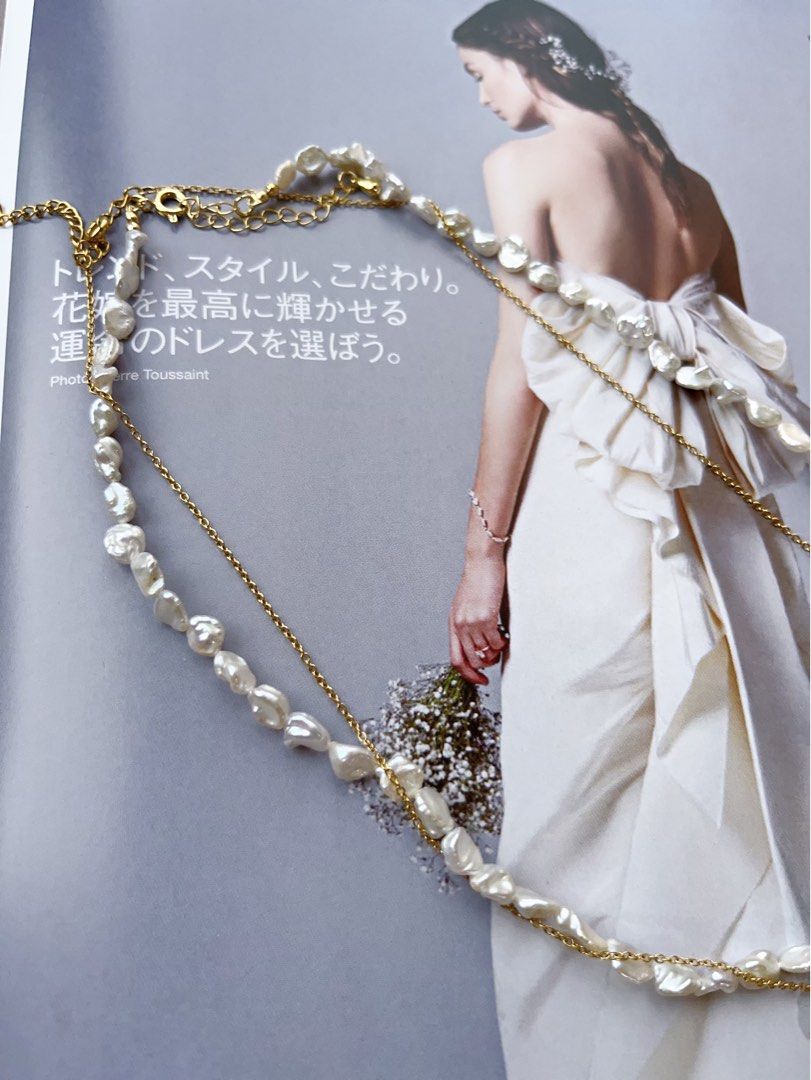 #PN597 Silver Star|Freshwater Pearl Necklace Set|Moonstone Necklace |Silver Blue-ish Irregular Pearl |Titanium Chain