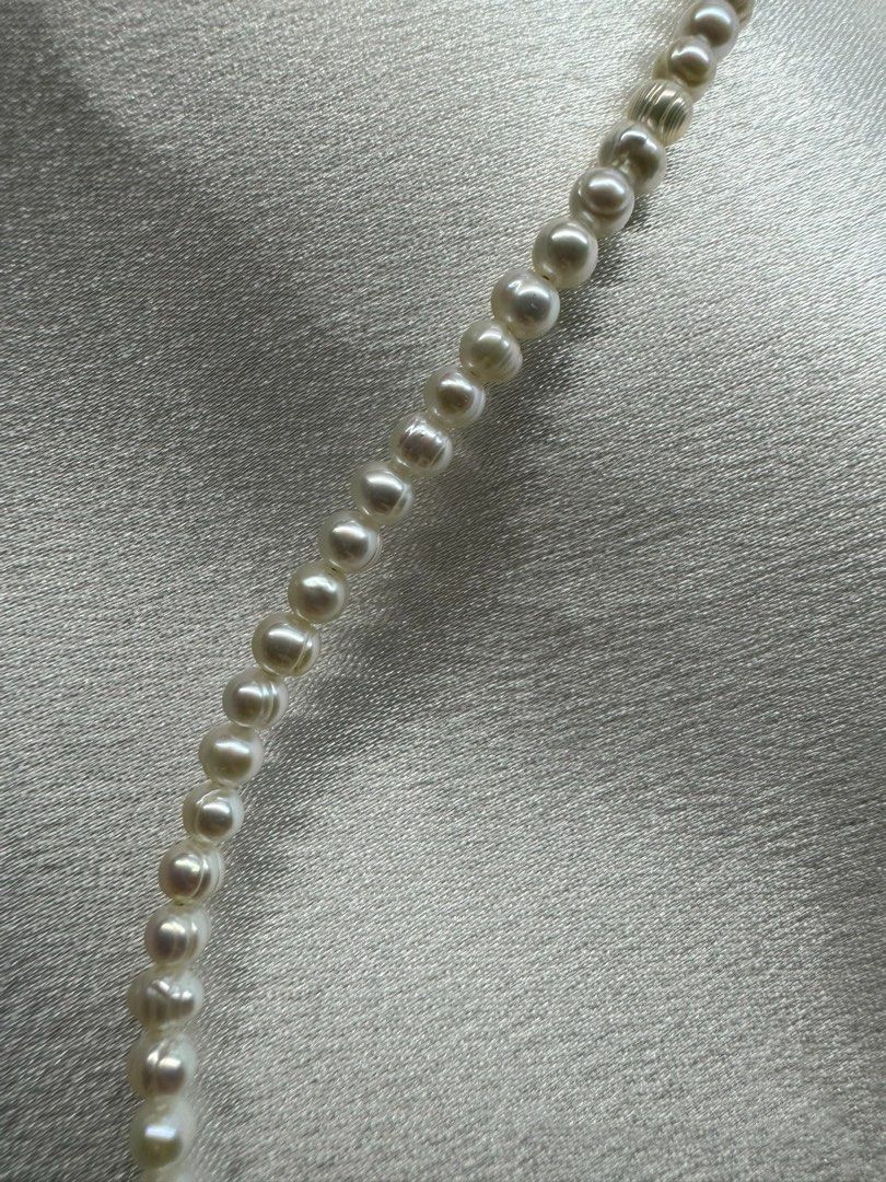 #PN227 Magnificent Red|Freshwater Pearl Necklace & Bracelet Set |Red Agate|Baby Baroque Pearl |Natural Flaws