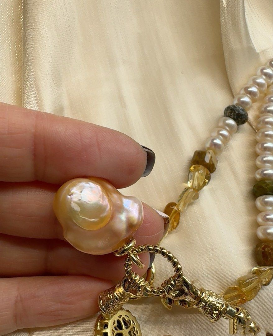 #PN498 Bold Colourful| Freshwater Pearl Necklace | Natural Stones| Moonstone | Baroque Pearl | Purple Quartz | Agate| Baroque Pendant