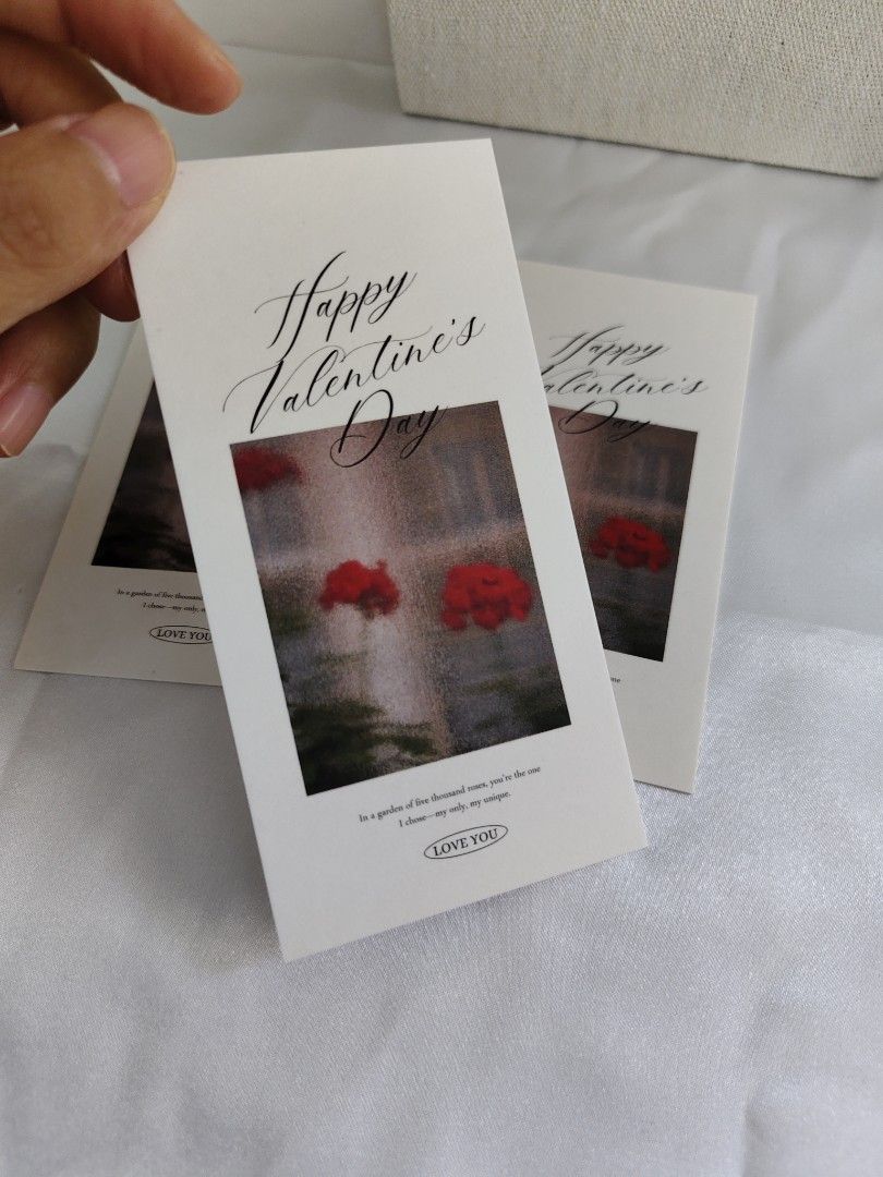 Gift Cards 💝 Valentine's Day Cards | Vintage Rose 🌹| Compact Size