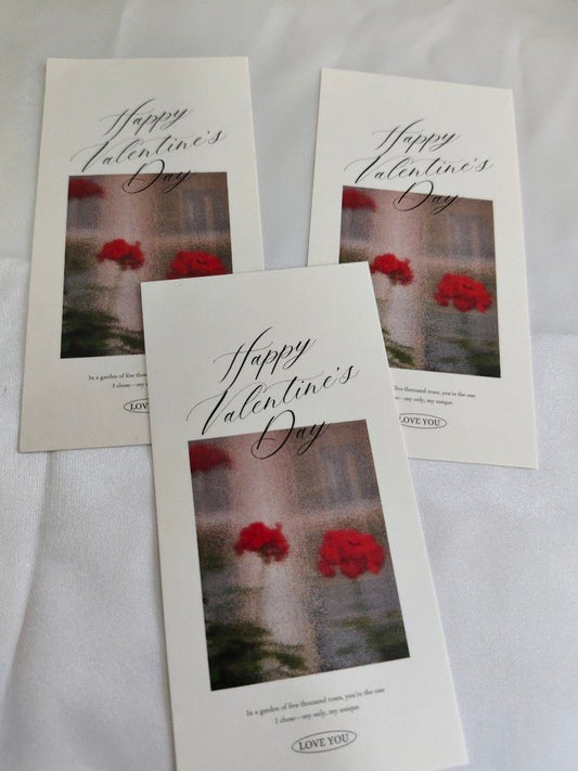 Gift Cards 💝 Valentine's Day Cards | Vintage Rose 🌹| Compact Size