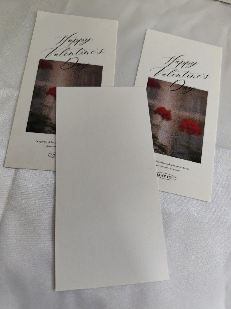 Gift Cards 💝 Valentine's Day Cards | Vintage Rose 🌹| Compact Size