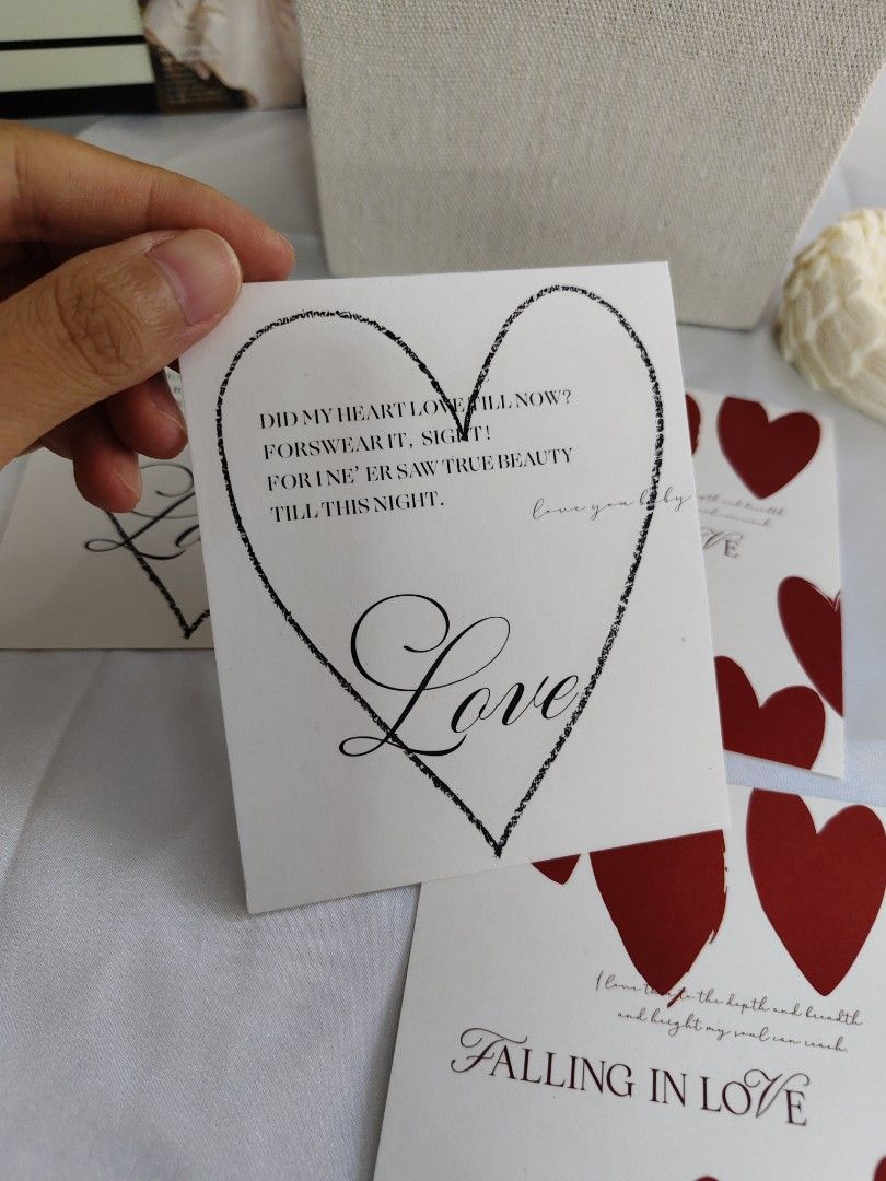 Gift Cards for Jewelry Orders 💝 Love and Falling in Love ❤️ Greeting Cards