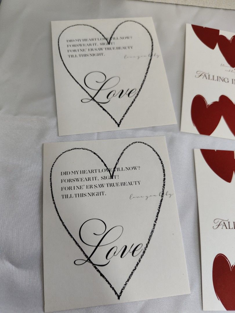 Gift Cards for Jewelry Orders 💝 Love and Falling in Love ❤️ Greeting Cards