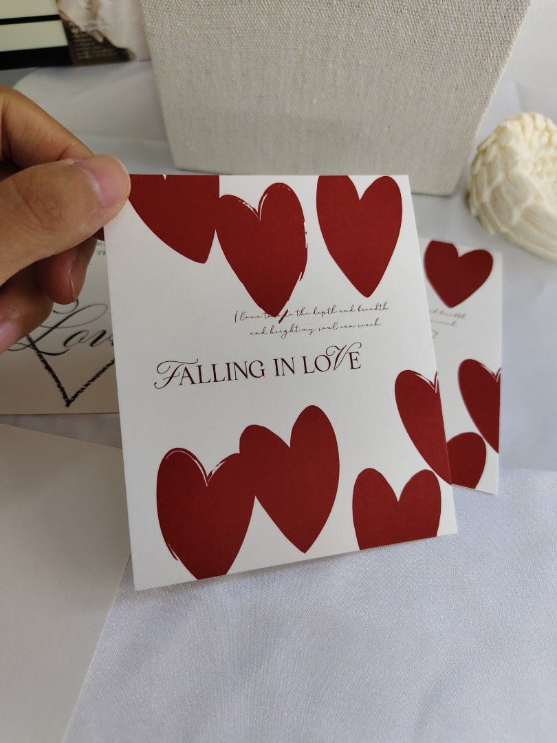 Gift Cards for Jewelry Orders 💝 Love and Falling in Love ❤️ Greeting Cards