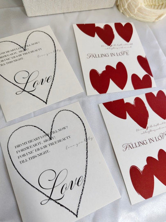 Gift Cards for Jewelry Orders 💝 Love and Falling in Love ❤️ Greeting Cards