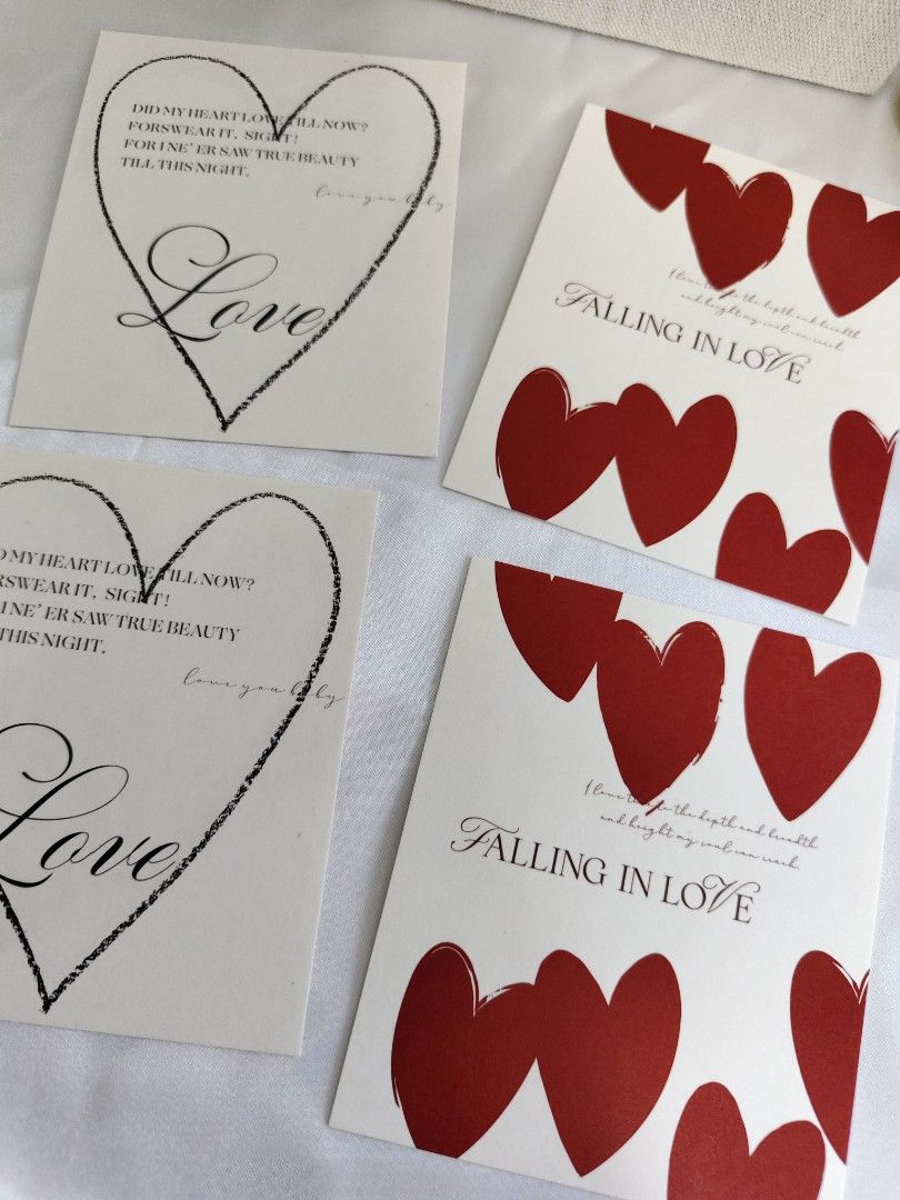 Gift Cards for Jewelry Orders 💝 Love and Falling in Love ❤️ Greeting Cards