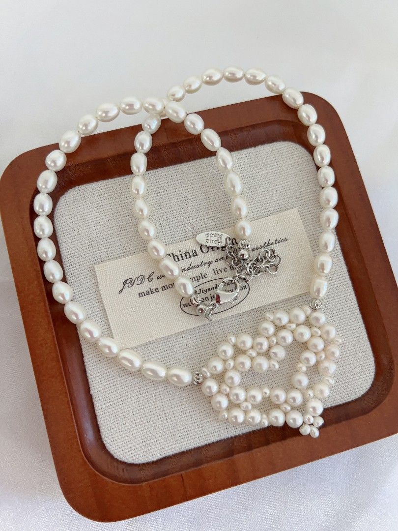 #PN1154 Freshwater Pearl Necklace| Braided Heart| One of A Kind| Give You My Heart 💓| Perfect for Gift