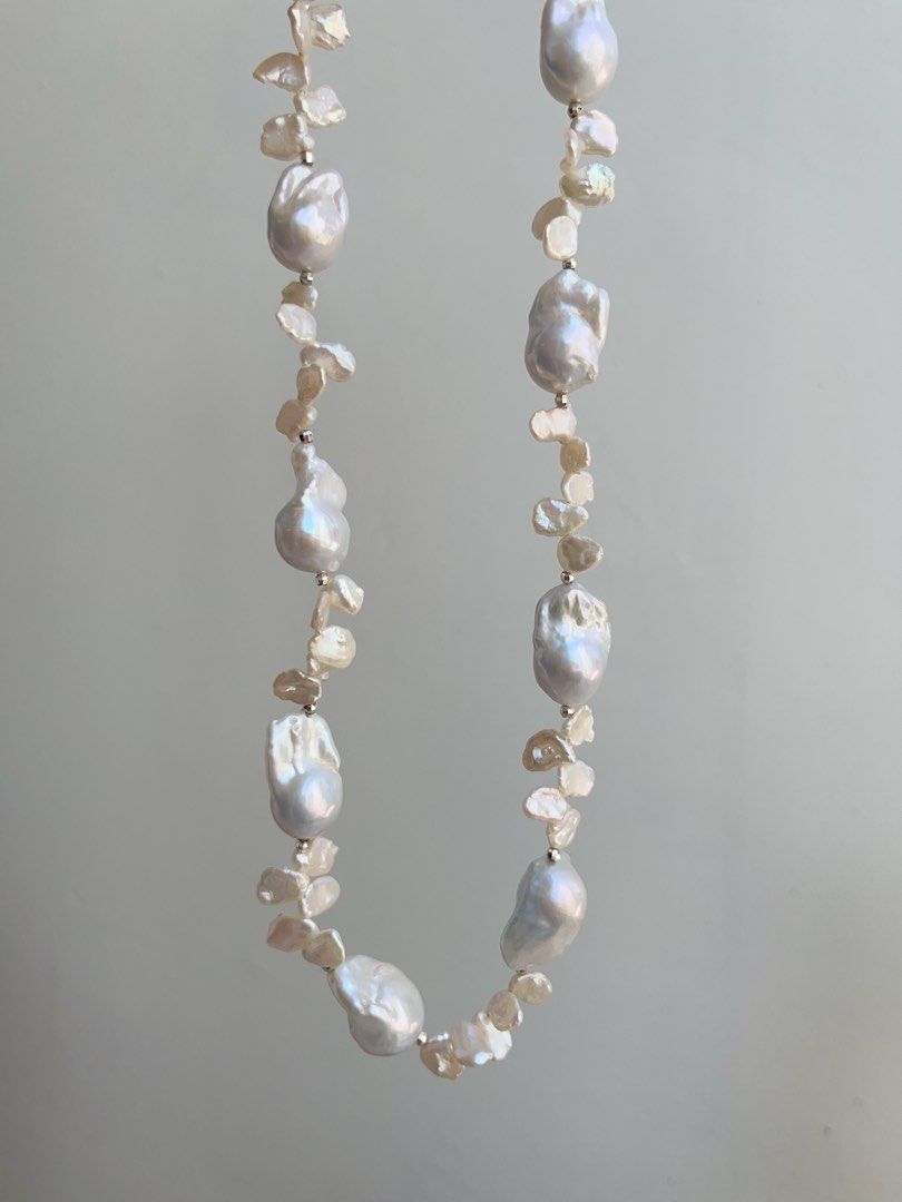 #PN867 Freshwater Pearl Necklace | Fishtail Baroque| Petals| A Little Luxe Goes For| Birthday Gift 🎁