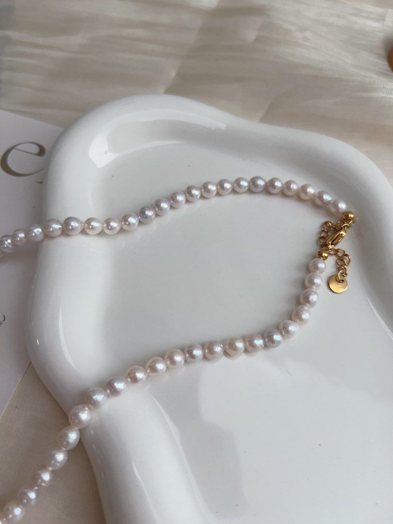 #PN905 Freshwater Pearl Necklace | Bohemian Style | Cloud with Tails| Golden Lustre| Born to be Focus